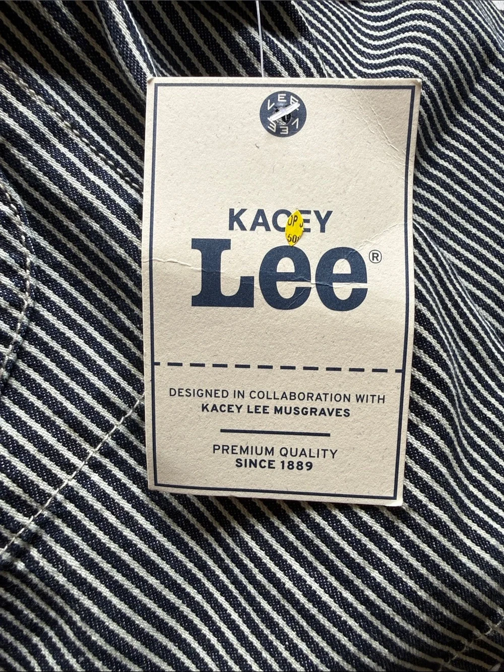 Lee Striped Workwear Jacket - Navy & White